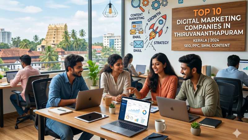 Top 10 Digital Marketing Companies Thiruvananthapuram