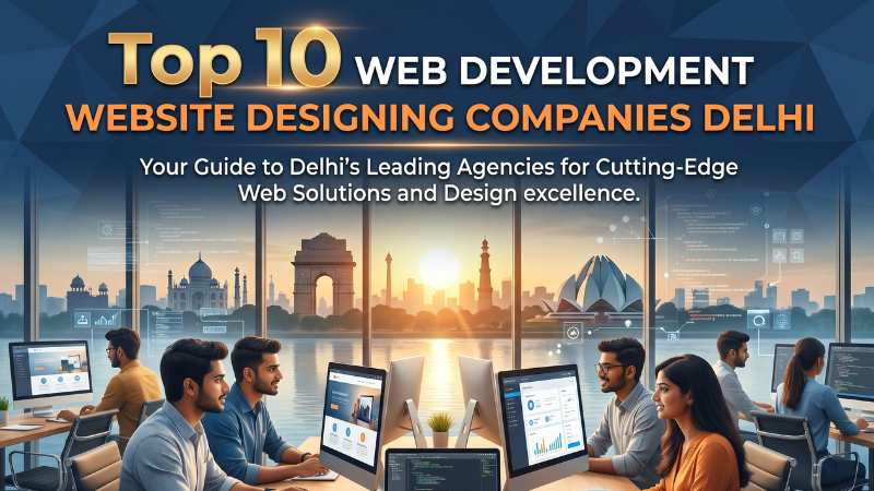 Top 10 Web Development & Website Designing Companies in Delhi 2026 — HivePulse Media