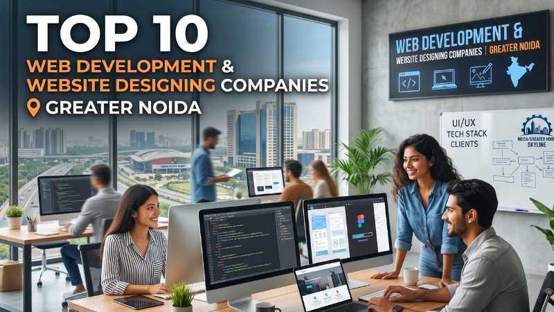 Top 10 Web Development Website Designing Companies in Greater Noida