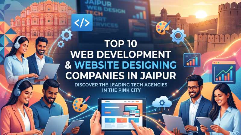 Top 10 Web Development Website Designing Companies in Jaipur