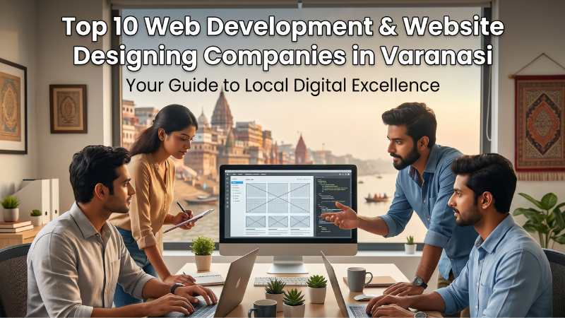 Top 10 Web Development Website Designing Companies in Varanasi